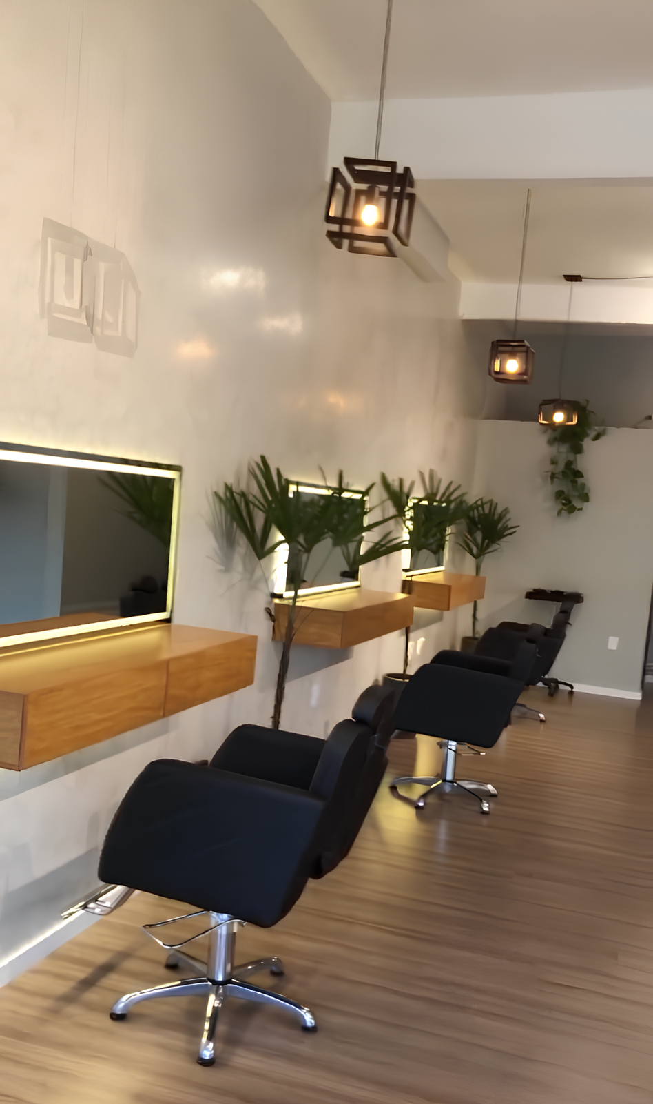 Âmbar Studio de Beleza - Interior moderno e sofisticado